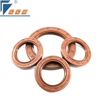 comprar Esqueleto Metal Sello de aceite hidráulico Marrón Sellos de goma FKM resistentes al desgaste online manufacture